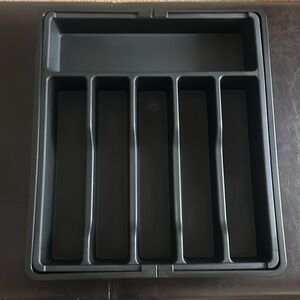 Silverware organizer adjustable width between 13-22.4 inches  Length 15 inches